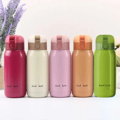 GOODLUCK Creative Couple Big Belly Insulation Cup Stainless Steel Portable Male and Female Students Mini Cute Pocket Cup