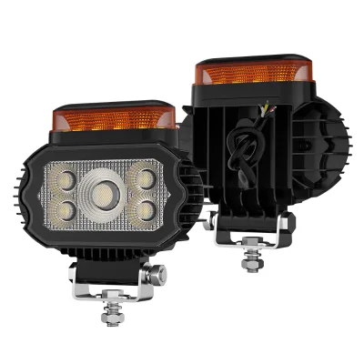 Forklift LED Warning Light-Off-Road Multi-Mode Flash/Floodlight 9-36V 6500 Lumens 18W