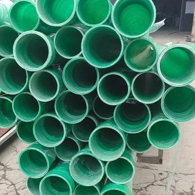 Underground FRP Filament Winding GRP Sand Pipe Large Caliber Fiberglass Tube for Municipal Sewer Cable Conduit Engineering