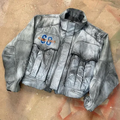 DIZNEW Manufacturer for Custom Clothes Casual Pu Leather Jacket High Quality Motorcycle Jacket for Men