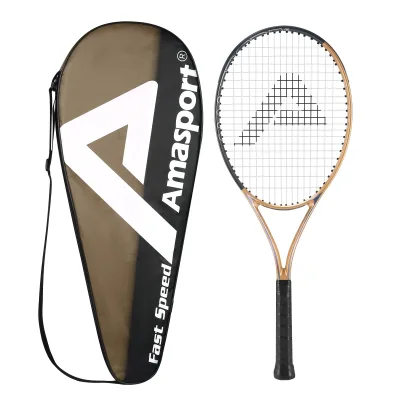 New Arrival Professional Tennis Racket Custom Colors Nylon Fiber Carbon Fiber Games Factory-Price Personalized Design Support