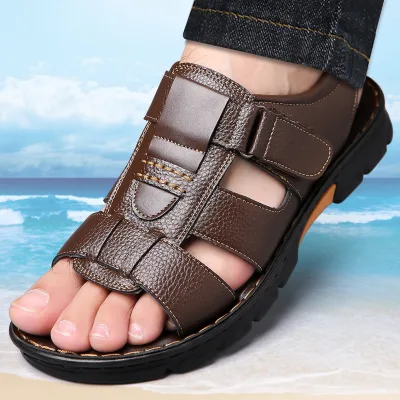 Simple Style Open Toe Structure Keeps Feet Cool in Hot Summer Two-wear Sandals Soft High Cost-effectiveness Outdoor Breathable