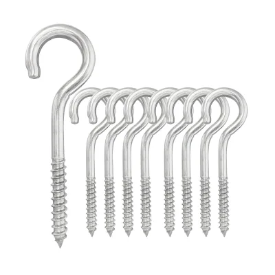 Eye Screws 304 Stainless Steel Hooks Eye Ring Bolt Screw Eye Hook