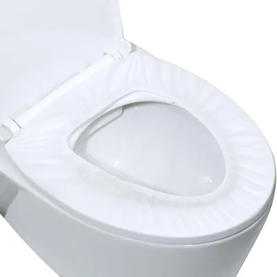 Extra Large Soft Disposable Toilet Seat Covers Non-Woven Waterproof Custom Individually Wrapped for Public Restrooms Airplane