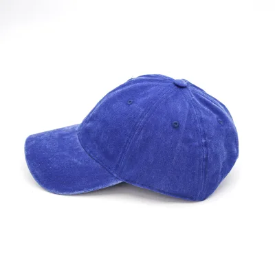 Factory Wholesale Auplex Silk Screen Printed 100% Cotton Fashion Baseball Caps Curved Brim Buckle Novelty Promotional Gifts