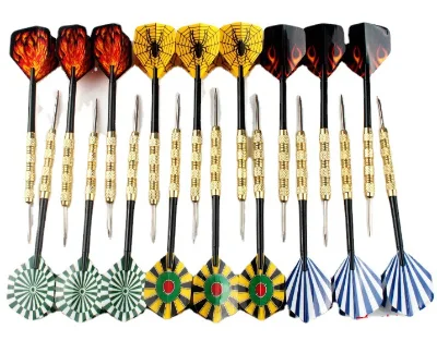 Dart Machine 18 Bundled Iron Copper Plated Dart Pins Indoor Entertainment Dart Flight