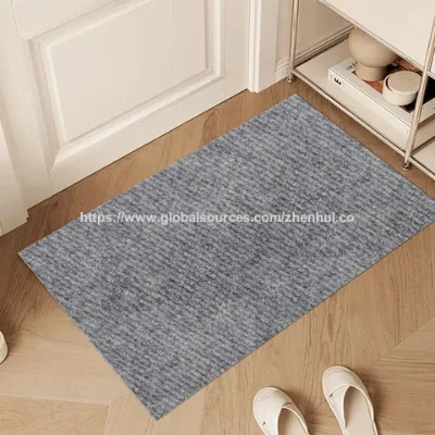 Customizable anti slip and dirt resistant floor mats can be used for household doors, dust removal floors, bathrooms, offices, etc