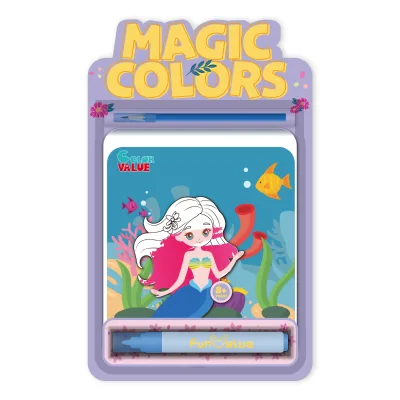 Popular Magic Colors Book Set for Children Mess Free Pen With Coloring Book Set