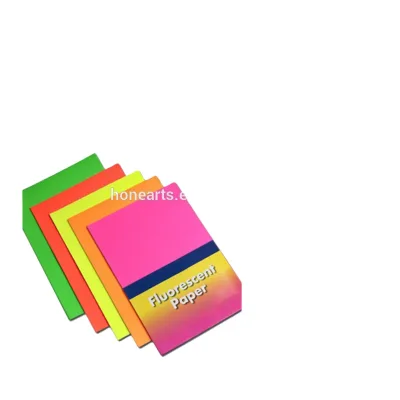 Neon Fluorescent color paper double coated fluorescent paper sheet