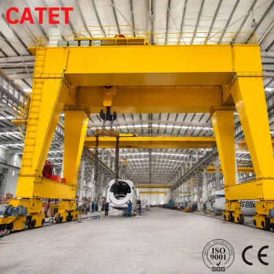 New Type Durable Double Girder Gantry Crane 10Ton, Stable Operation With Brake for Factory Material Lifting Crane