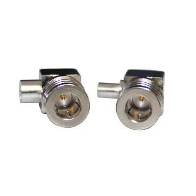 CHAOYI Good Performance QMA-JWB2 Male Jack Right Angle QMA Coaxial Connector for RG086 RG405 Cable