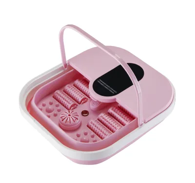 Plastic Heated Portable Foldable Collapsible Foot Bath Basin with Massage and Bubble Surf for Household Use
