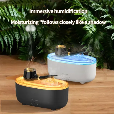 Factory Price Direct Sale Electric Fire Flame Ultrasonic Humidifier Aromatherapy Diffuser for Hotel Car Outdoor Use