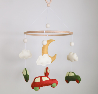Car Baby Mobile Baby Boy Nursery Decor Moon Cloud Mobile