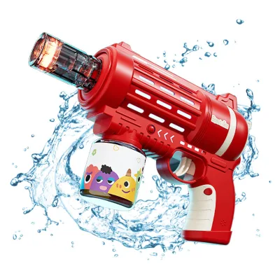 Long Shooting Electric Water Gun with Cool Flashings Effects Automatic Water Guns for Kids