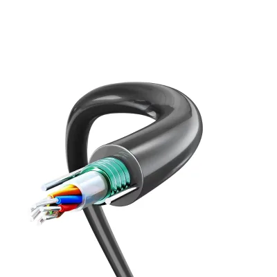 12 Core Outdoor GYXTW Fiber Cable PSP Steel Tape & Steel Wire Armored Central Loose Tube for FTTX Network