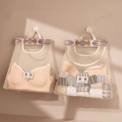 Underwear Mesh Bag Storage Bag Foldable Closet Organizer Drawer Bag for Underwear Direct Factory Supply