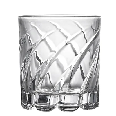 Old Fashioned Lead-free Glasses Thickened Whiskey Tumbler Rotating Whiskey Glass