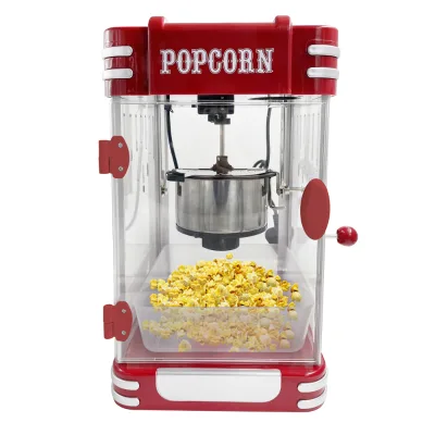 2.5 OZ Electric Tabletop Kettle Popcorn Popper Machine With Quick-Heat Technology