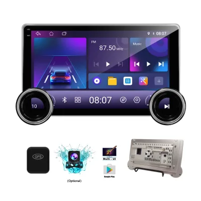 Android Multi-Ul Car Multimedia Player Android Auto Mirror Link AudioBT+AUX+FM+U Disk /SD Local Car DVD Player