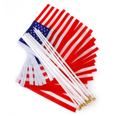 popular promotional mini waving national country flags wholesale hand flags