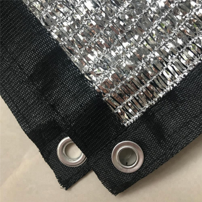 80% Shading Aluminum Shade Netting Agriculture Shading Net With Grommets Outdoor for Greenhouse