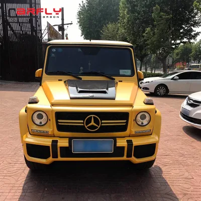Carbon Fiber Bonnet Hood for Barbus Style G Class Hood