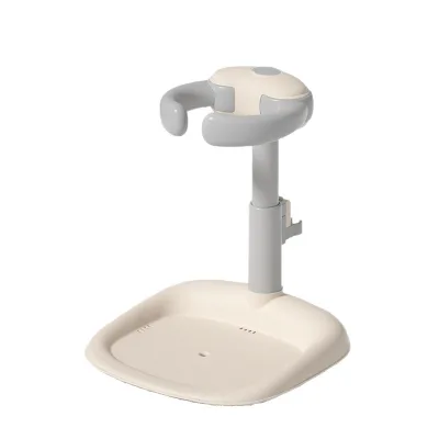 Foldable Plastic Baby Standing Bath Support Non-Slip Stand for Washing Infants' Bottoms-Handy Tool for Kids Bathing