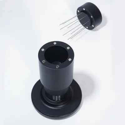 Magnetic Metal Coffee Powder Needle for Italian Coffee Machine Press with Balance for Cafes