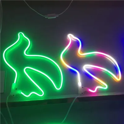 Waterproof 220V Neon Sign Outdoor Ground Desktop Decoration Fly Bird Style Promotional Flexible Led Neon Styling Light Factory