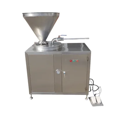 Vacuum Sausage Filler with Sausage Clamp, Stainless Steel High Quality Sausage Filler