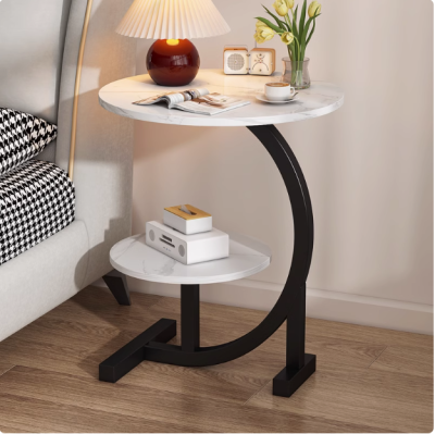 Best Seller White Round Wooden Coffee Tables Modern Nordic Coffee Tables for Living Room