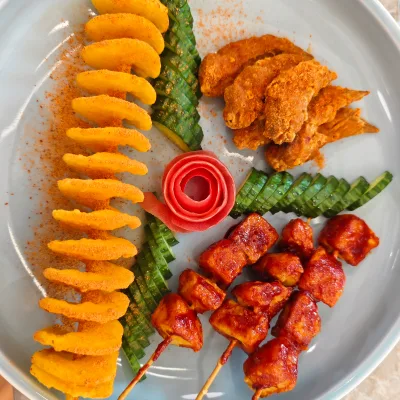 High Quality Chicken Ball Drumstick Chicken wings Golden Crispy Chicken Hot Sauced