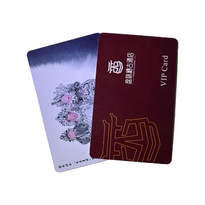 Free Sample Environmental Friendly Custom Logo Hotel Room Key Card Smart Rfid Pvc Business Card