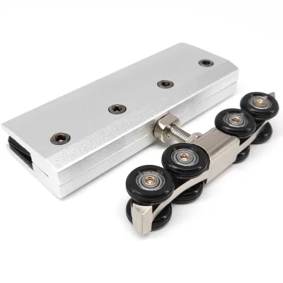 effortless gliding  Glass Sliding Door Roller Mute Design High Load Bearing Capacity Glass Sliding Door Roller for Hotel