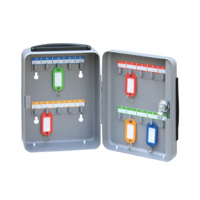 China factory key storage box wall mounted key cabinet for 20 hooks