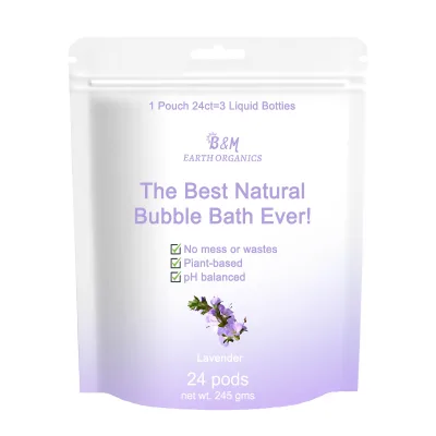 Bubble Podz Bubble Bath for Baby Kids Gentle Refreshing Bath Bomb for Sensitive Skin for Eye Sensitivity Natural Moisturizer