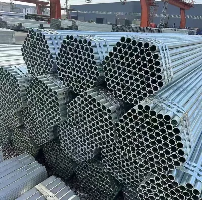 Wholesale GI Galvanized Iron Round Steel Pipe 2 Inch Size, Steel Tube for Agricultural Greenhouse Frame