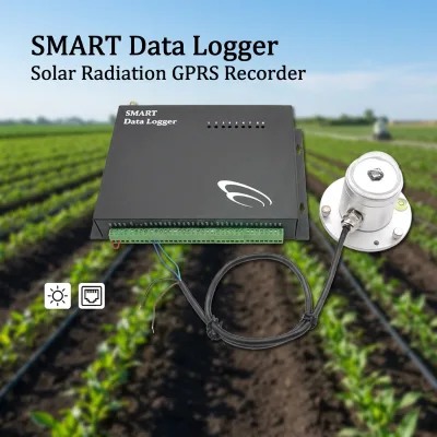 Smart 4G GPRS Telemetry Modbus Data Logger Measure Solar Radiation for Agricultural environment