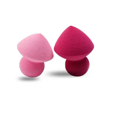 JLY Reusable Non-Latex Wet & Dry Dual-Use Foundation Concealer Plumb Beauty Egg Mushroom Makeup Sponge 40x58mm Washable