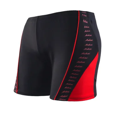 Men's Nylon Spandex Swimming Shorts Briefs Beach Sports Surf Board Swimwear Swim Shorts