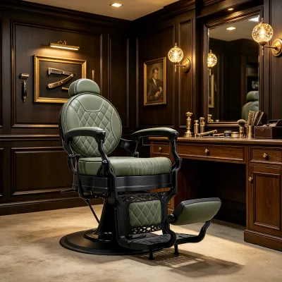 Factory Wholesale Hydraulic Barber Chair Reclining PU Leather Heavy Duty Hair Salon Chair for Barbershop BX 2963B
