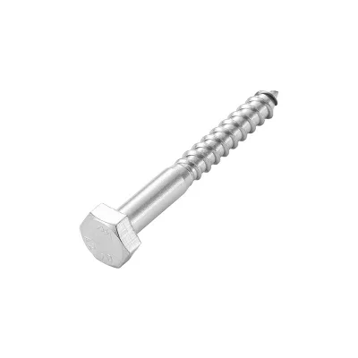 Heli Spring Customized Hexagonal Head Stainless Steel Wood Screw Class 4.8 & 6.8
