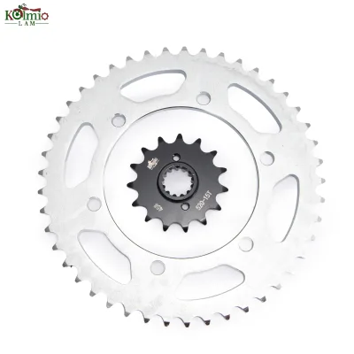 KOLMIO-LAM Front Rear Sprocket Kit Fit YAMAHA XT660 XT660X 2004-2015 520 High Strength Motorcycle Drive Sprocket Replacement Set