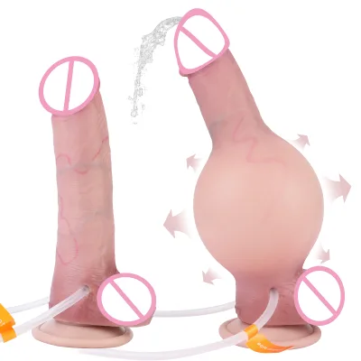 Diameter 3.8 to 7.5cm Inflatable Dildo for Men Sex Stimulation Realistic Ejaculation Sex Toys