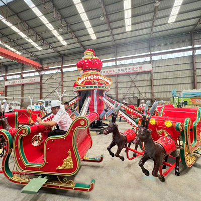 Carnival Game Machine Rides Amusement Park Equipment Attractive Christmas Star Travel