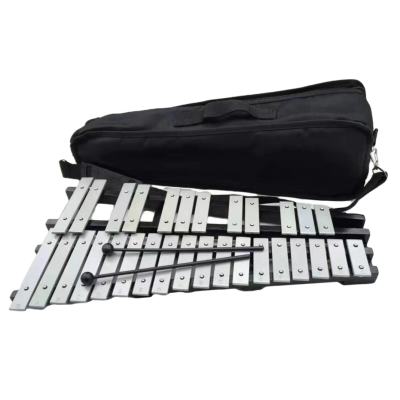 Orff Percussion Instruments 30-Tone Foldable Xylophone Glockenspiel Aluminum Plate Xylophone Hot Selling