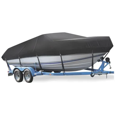 Heavy Duty Waterproof Boat Cover 1200D Polyester V-hall 20-22' Boat Covers