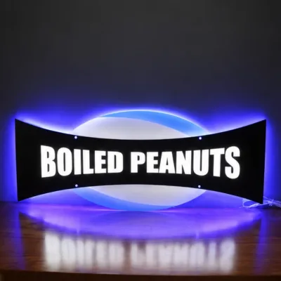Bright Custom LED Light Box Sign for Business Logo Display with 3D Acrylic Glow and Durable Aluminum Frame