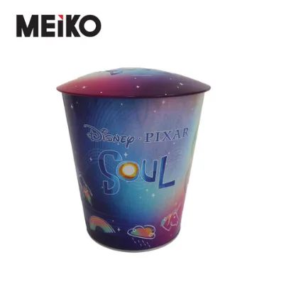 Small Tin Bucket, Shiny Silver Tin Bucket With Easy Lifting Handle Customized Sizes and Designs are Welcome